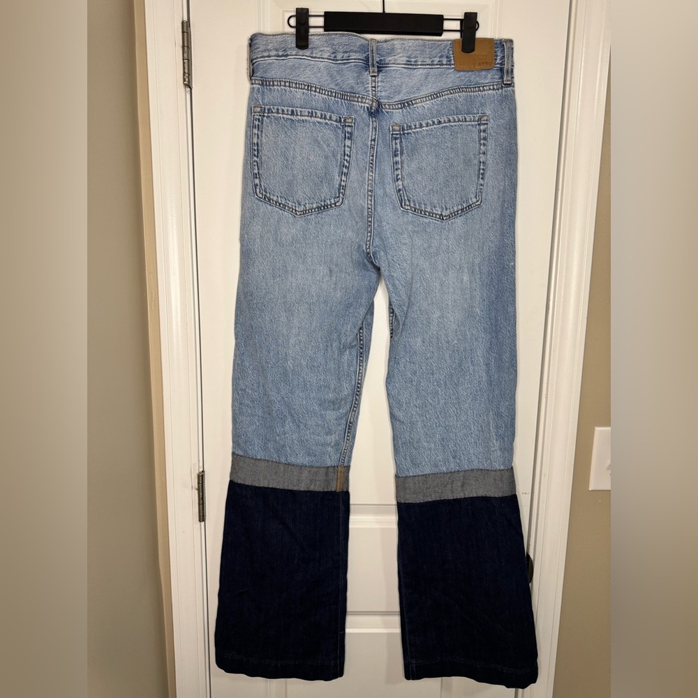 Aeropostale Patchwork Wide Leg Women's Jeans - SKU 1065 - Picture 5 of 7